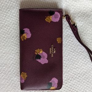 Coach Leather Wristlet